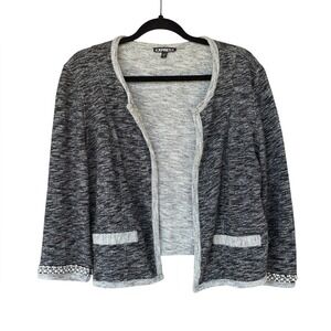 ✨ Express Embellished Knit Open-Front Cardigan | Size L  Office Chic Minimalist